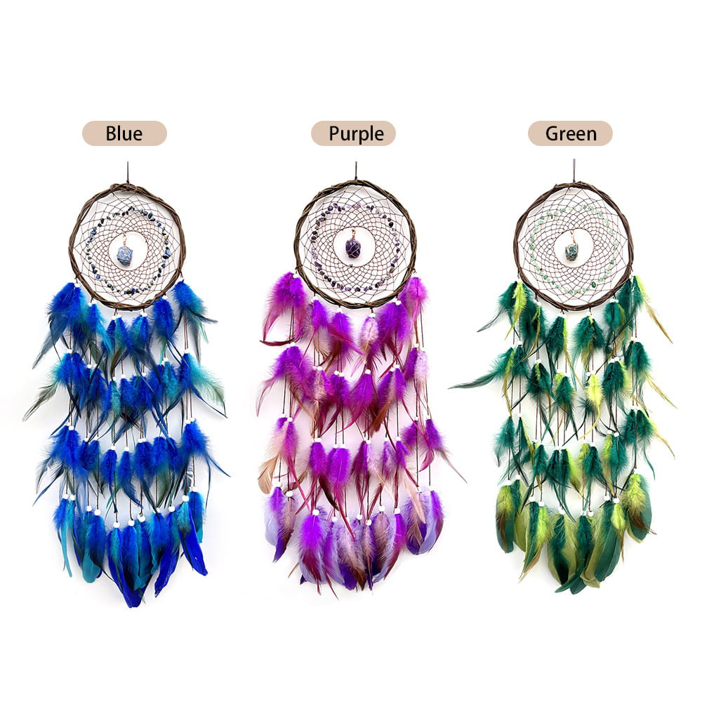 Crystal Manson Dream-Catching Net Wicker Hand-Woven Room And Living Room Handicrafts