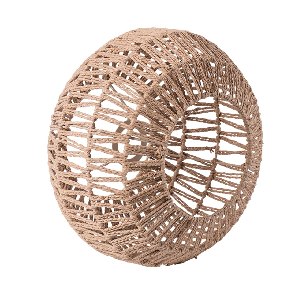 Woven Paper Rope Lamp Shade Rattan Pendant Light Shade