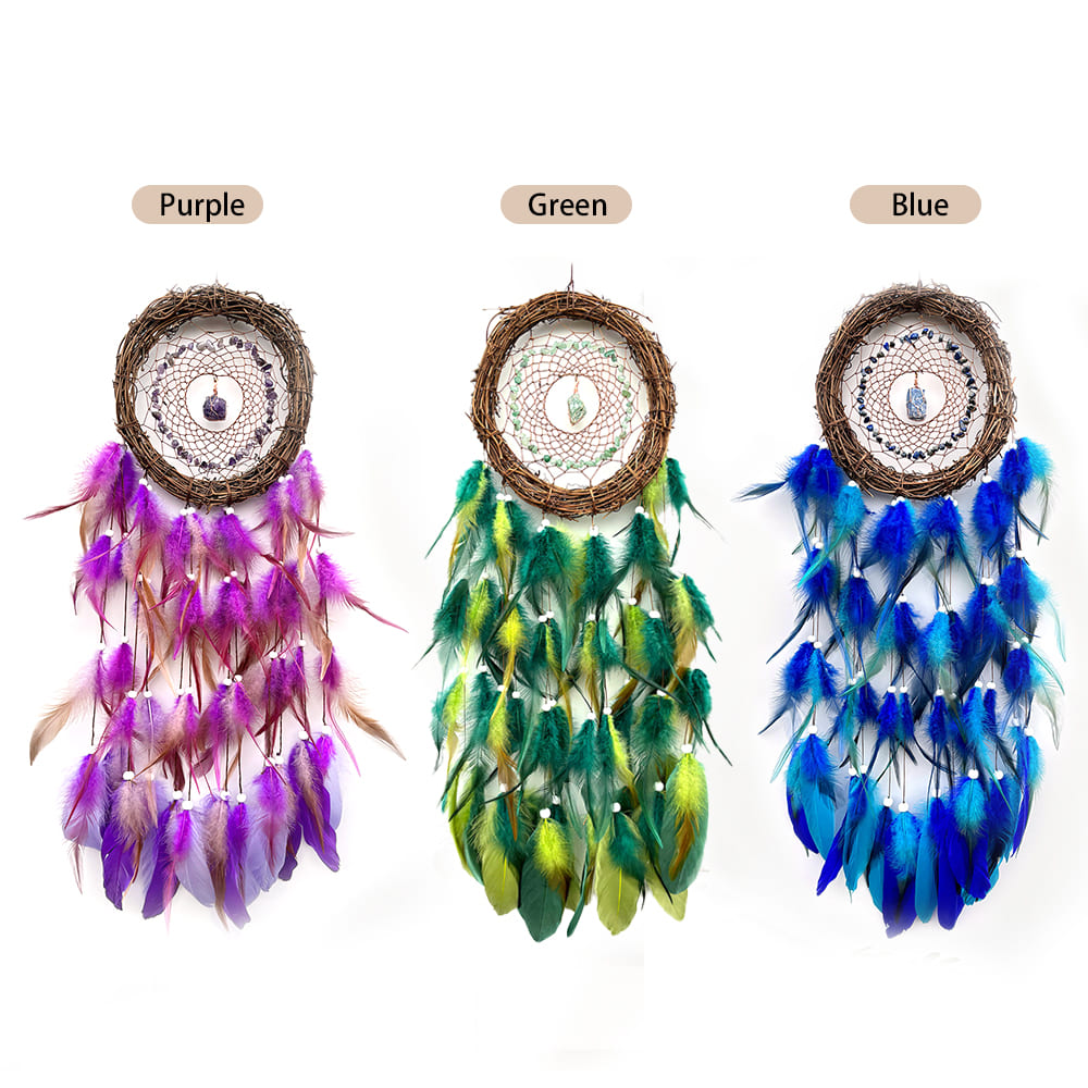Crystal Fujimori Dream Catcher Rattan Hand-Woven Room And Living Room Handicrafts
