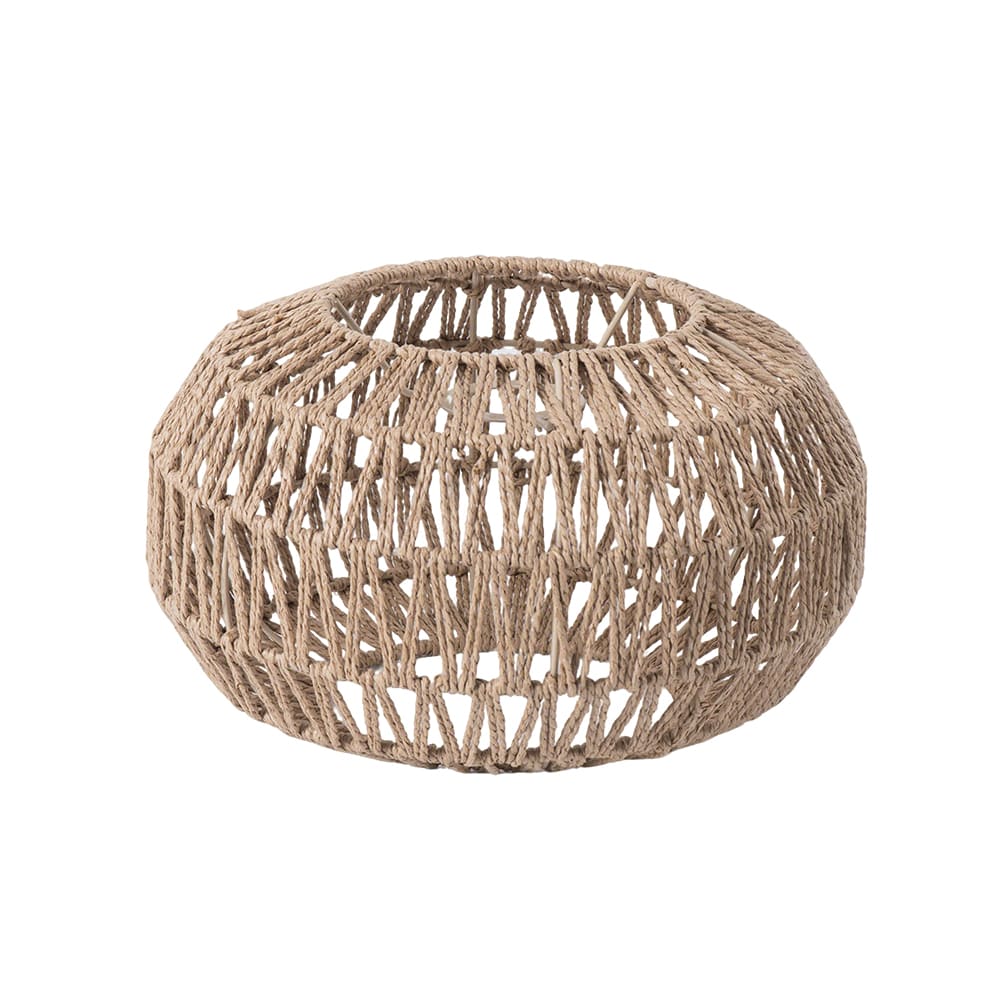 Woven Paper Rope Lamp Shade Rattan Pendant Light Shade