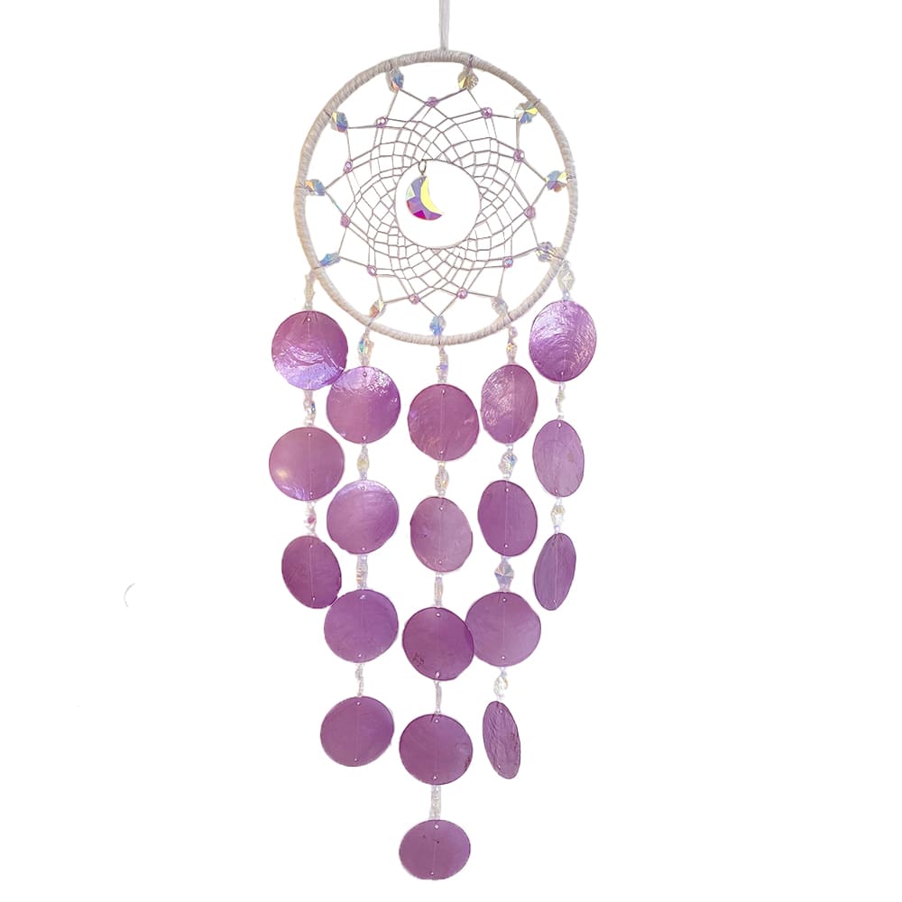 Crystal Dream Catcher Prism Wind Chime Hanging Sun Catcher Pendant Home Decoration Healing Gift