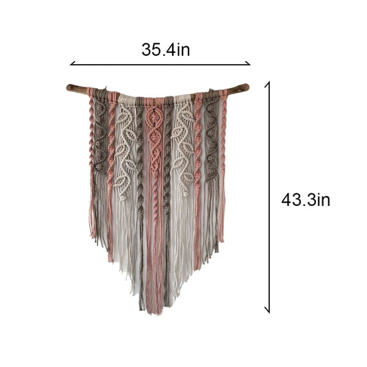 Macrame Woven Wall Hanging Tapestry Boho Wall Handmade Macrame Tapestry