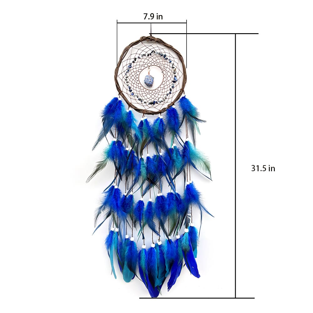 Crystal Manson Dream-Catching Net Wicker Hand-Woven Room And Living Room Handicrafts