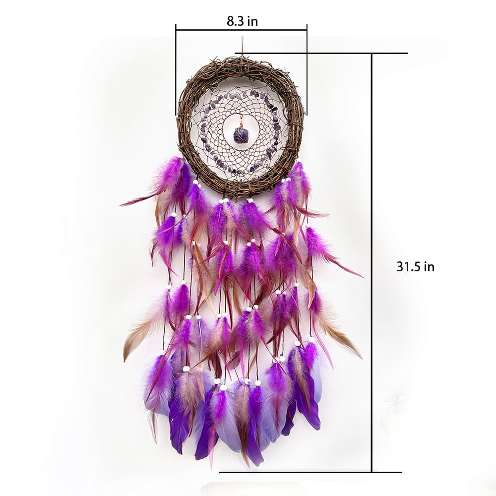 Crystal Fujimori Dream Catcher Rattan Hand-Woven Room And Living Room Handicrafts