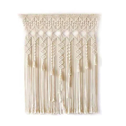 Macrame Curtain Wall Hanging Handmade Boho Curtains for Wedding Backdrop