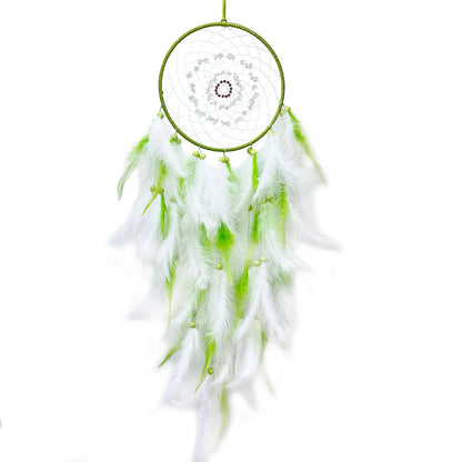 Crystal Feather Dreamcatcher Wind Chime Living Room Decoration Bohemian Decoration