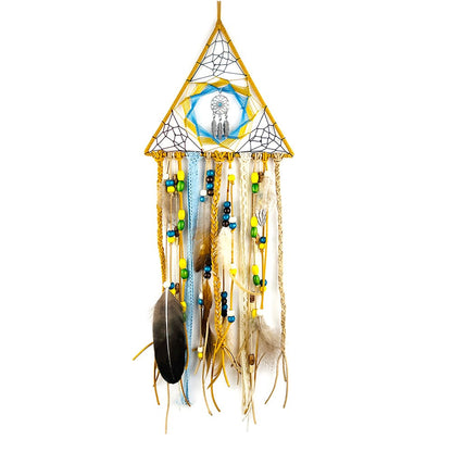 Triangular Free-Form Dreamcatcher Hand-Woven Tassels & Home Pendant Gift Handicrafts