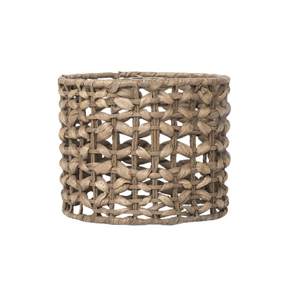 Handwoven Bohemian Straw Rope Lampshade – Natural Rattan Pendant Light Shade