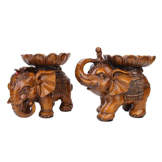 European Retro Elephant Candy Home Decoration Set -2 pieces