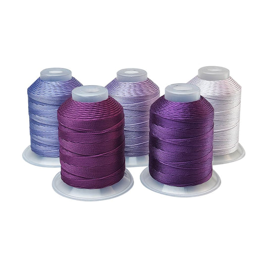 Purple 3-Strand & 9-Strand & 15-Strand Hand-Woven Diy Jewelry Accessories