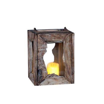 Handmade Rustic Candle Holder – Natural Driftwood Vintage Candlestick