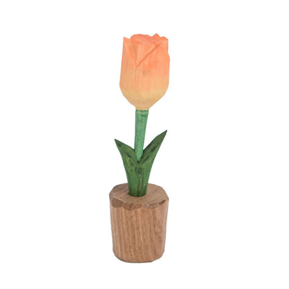 Wood Carved Sunflower Healing Style Handicraft Flower Ornaments