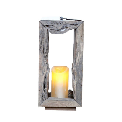 Handmade Rustic Candle Holder – Natural Driftwood Vintage Candlestick