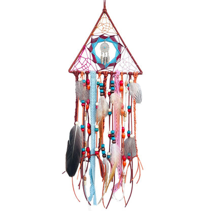 Triangular Free-Form Dreamcatcher Hand-Woven Tassels & Home Pendant Gift Handicrafts