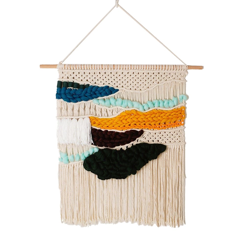 Wall-Mounted Tapestries With Woven Cotton Tassels For Wall Decoration