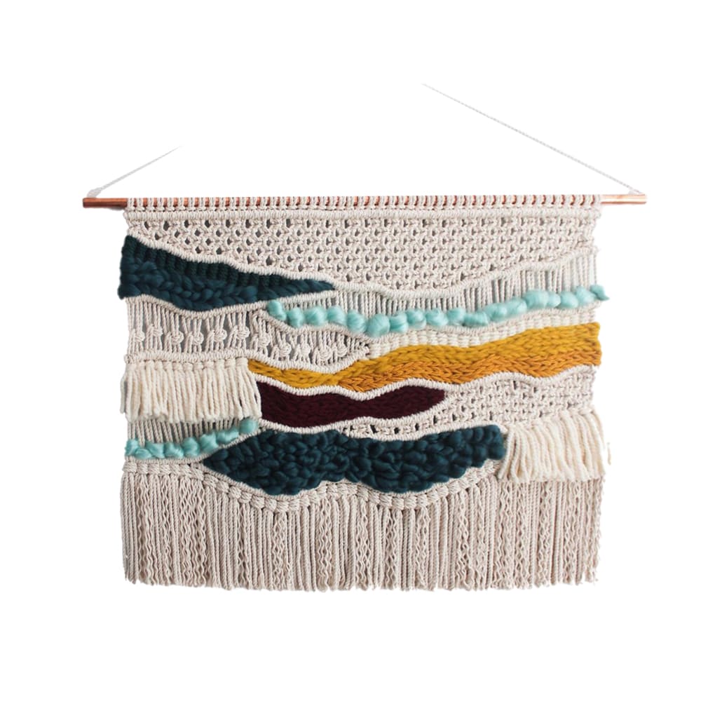 Wall-Mounted Tapestries With Woven Cotton Tassels For Wall Decoration