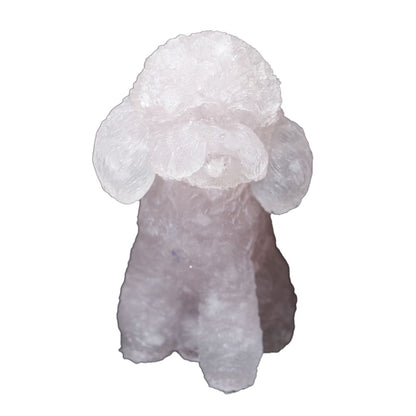 Handmade Crystal Resin Teddy Puppy Desktop Car Reiki Healing Decoration