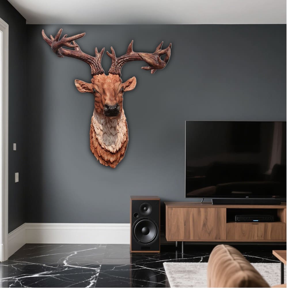 Deer Head Resin Wall Decoration Process Wall Hanging Decoration