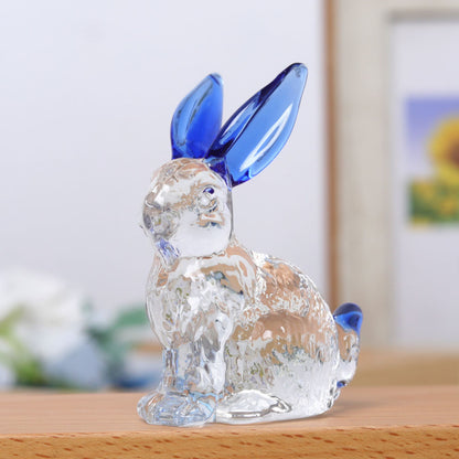 Crystal Bunny Figurines