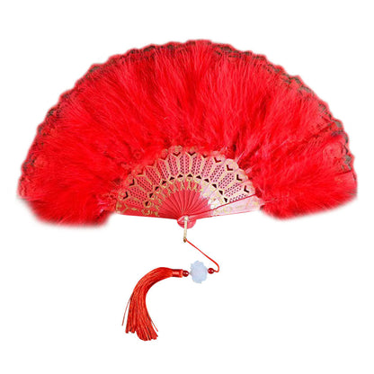 White Lace folding Hand Fan