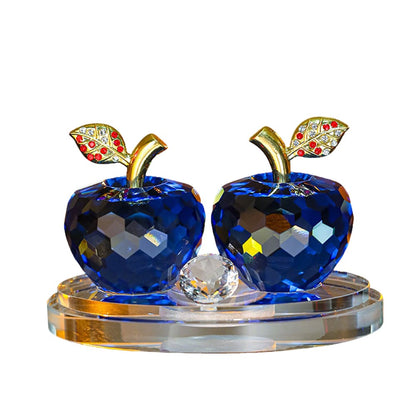 Crystal Apple Interior Craft Hanging Car Air Freshener